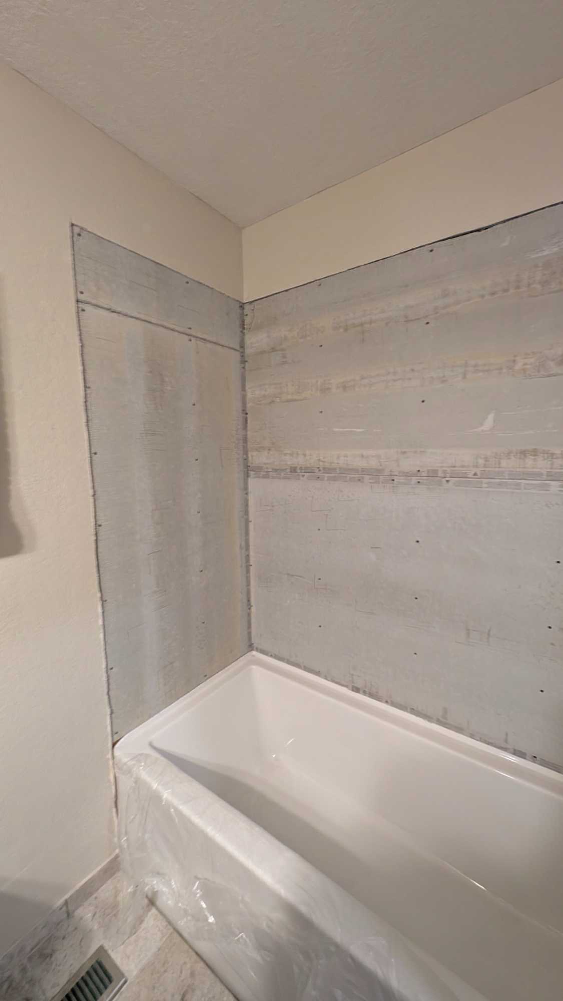 Underlayment installed