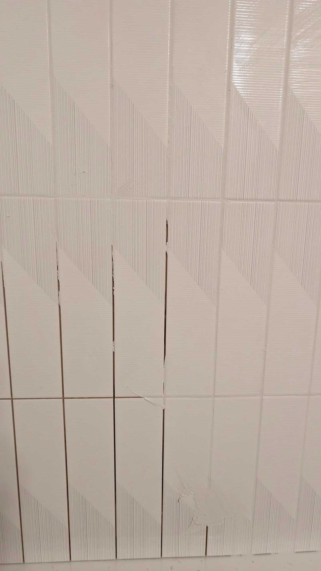 Grouting in progress