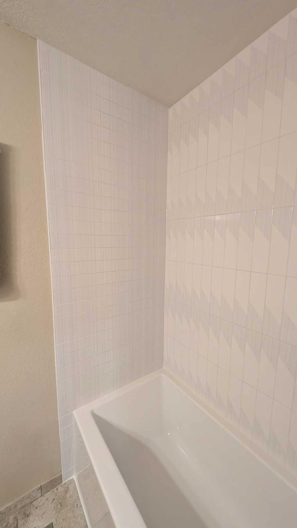 Primary bath shower grouted and finished2