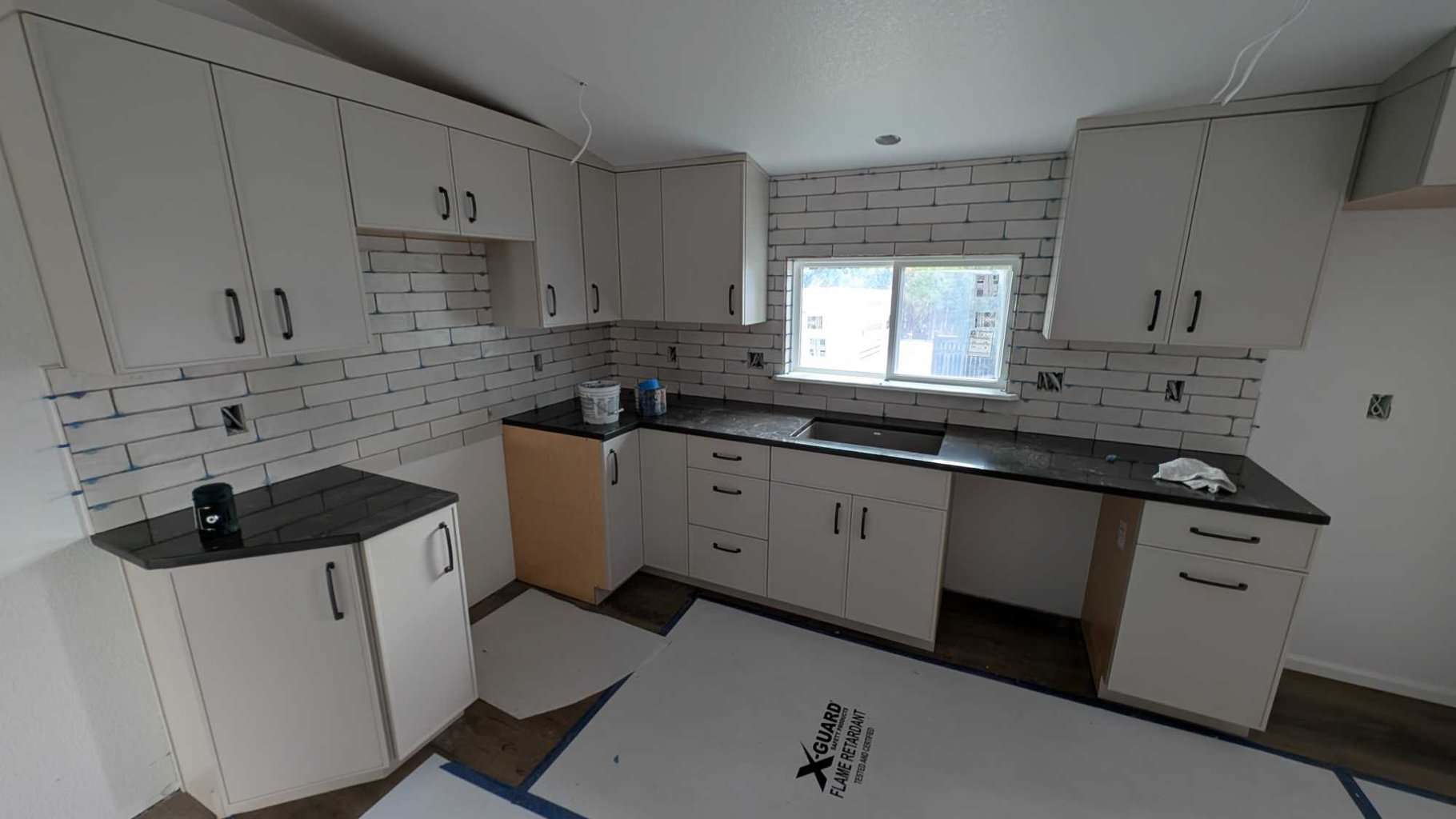 Kitchen backsplash - after