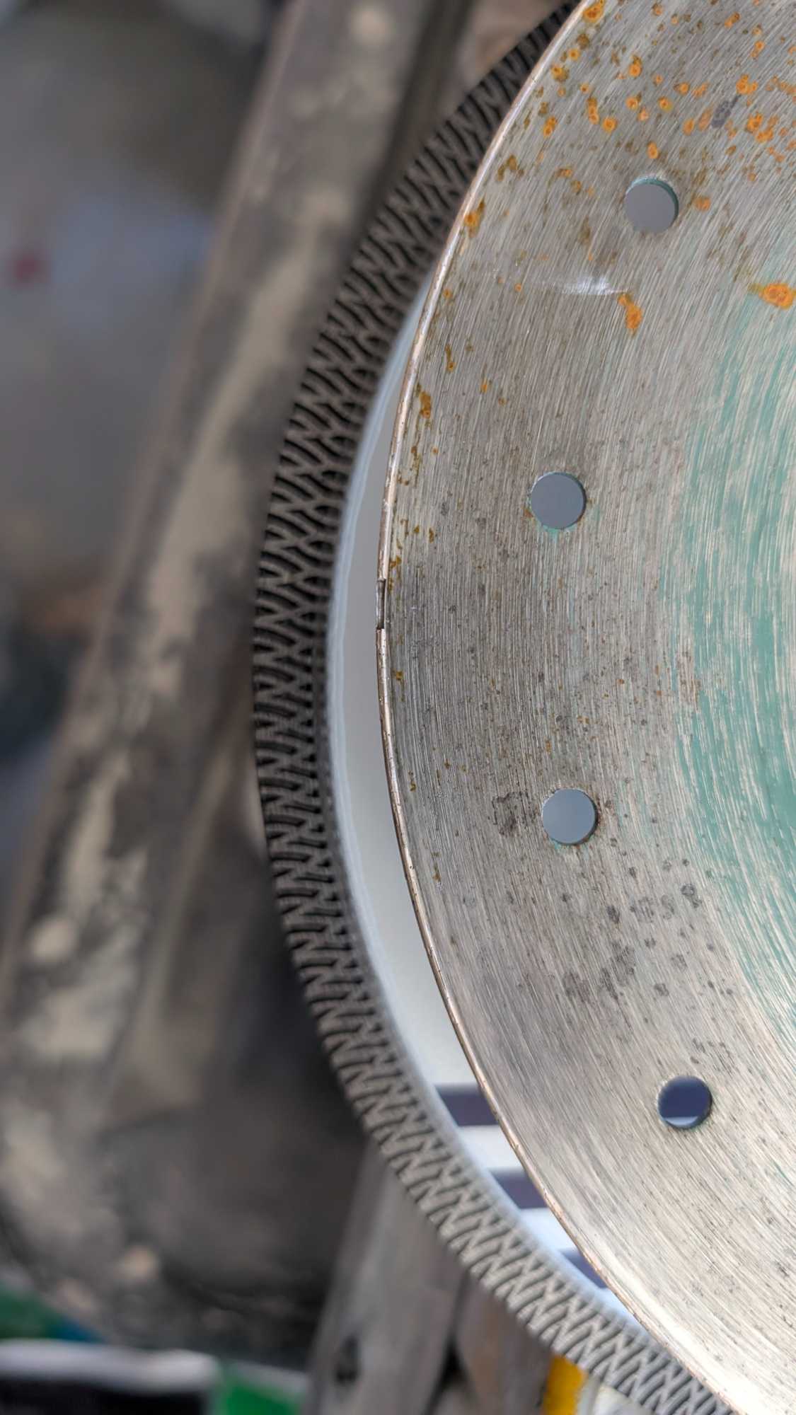 Time for a new wet saw blade