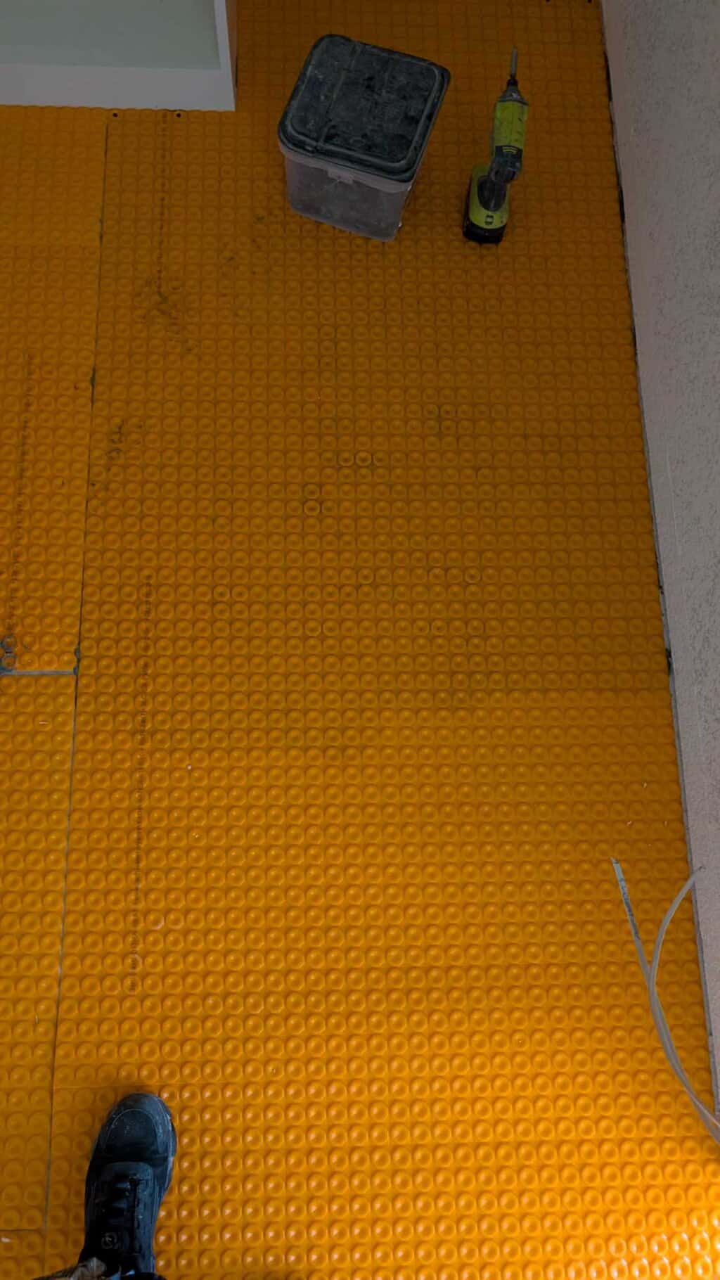 Installing Ditra Heat2