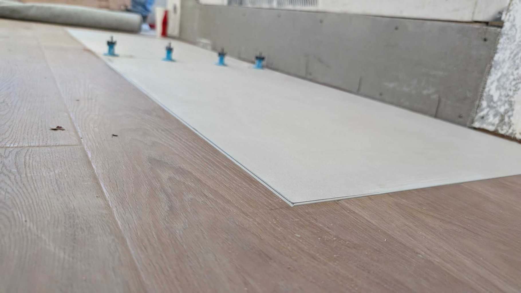 Hearth Schluter and tiles installed4