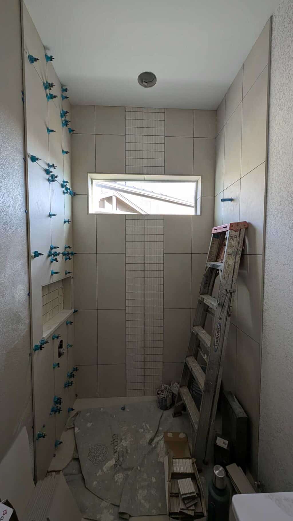 Hall bath shower completely set
