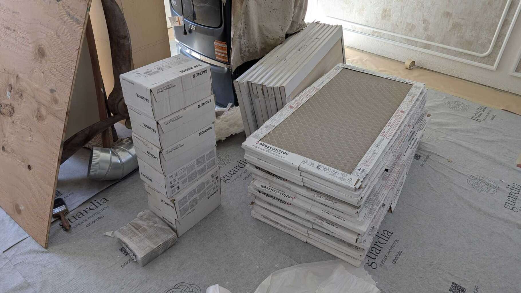 Picked up and delivered all primary bath tile except shower floor