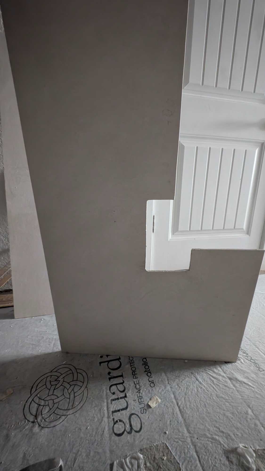 Unfortunately, a 3-sided cut has to be snapped to fit