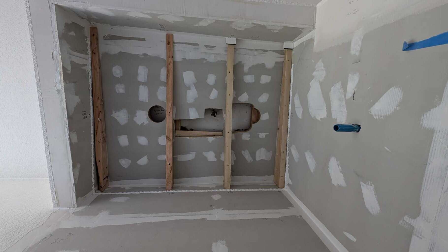Cutting out ceiling to find out why plumbing is dripping