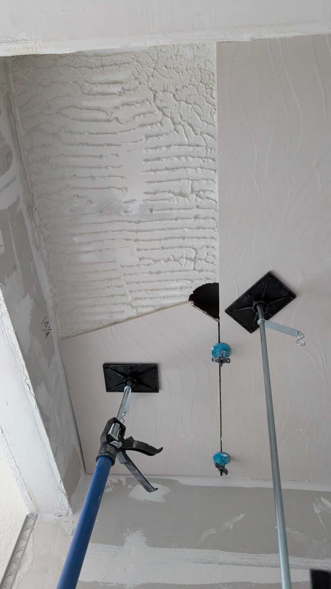 Two tiles broke while up on ceiling - very fragile!