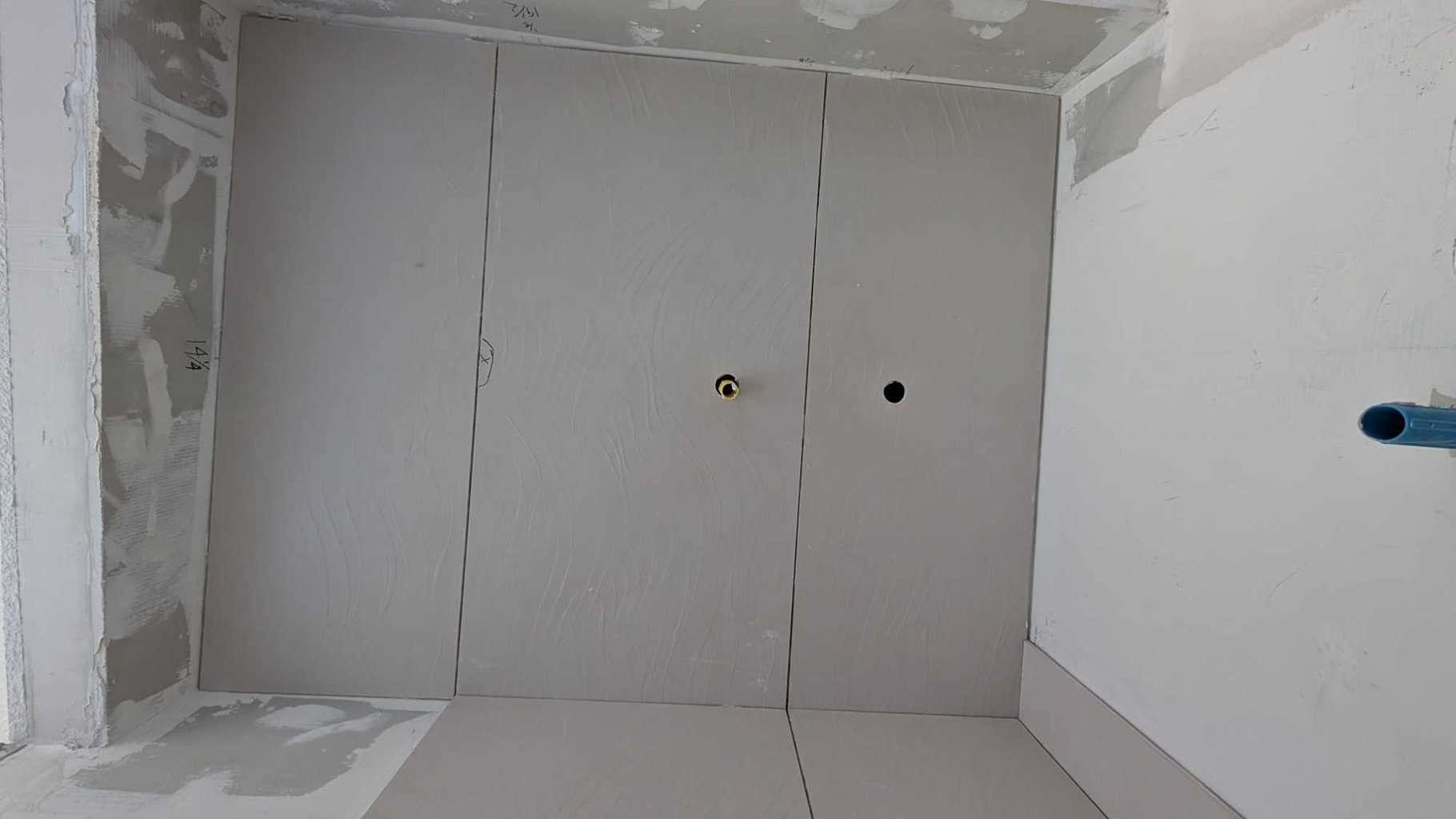 Holes need to be cut for lights