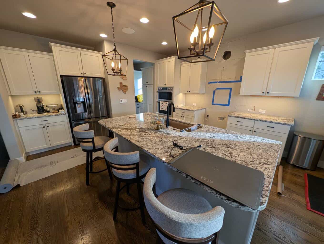 Backsplash to be tiled