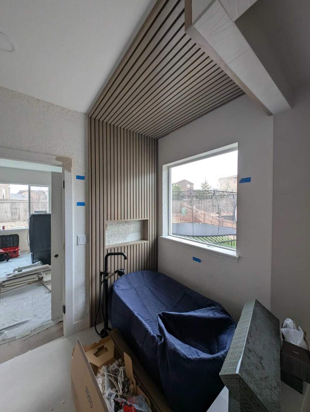 Primary shower finished