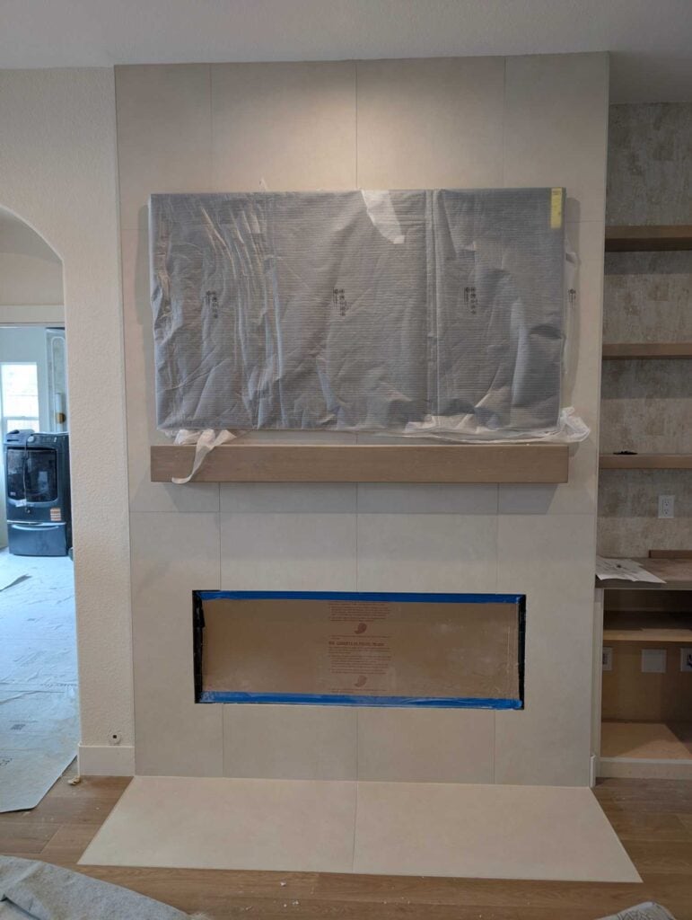 Fireplace finished