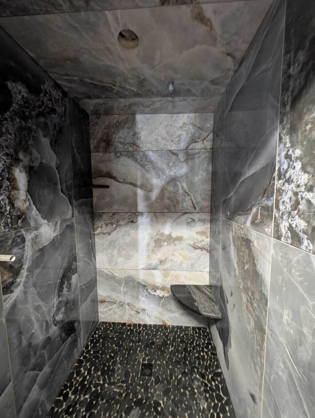 Shower fully installed