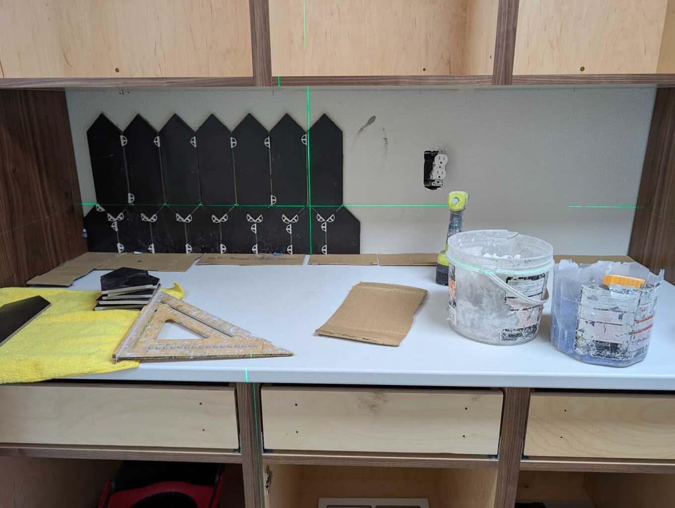 Getting started on this backsplash