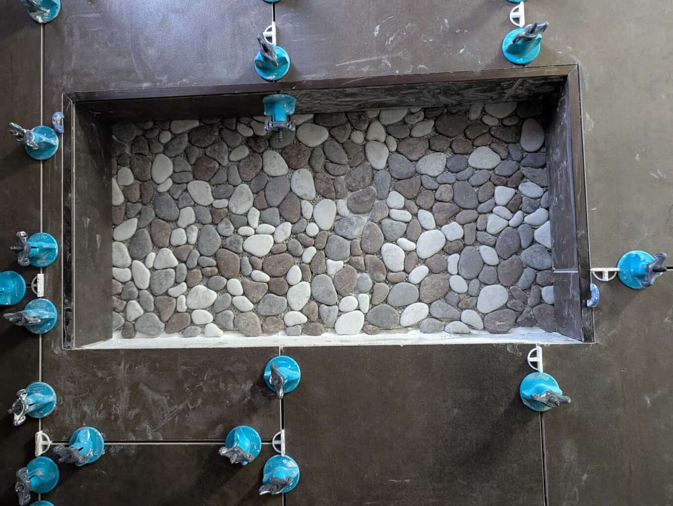 Niche set - just waiting on solid sill piece