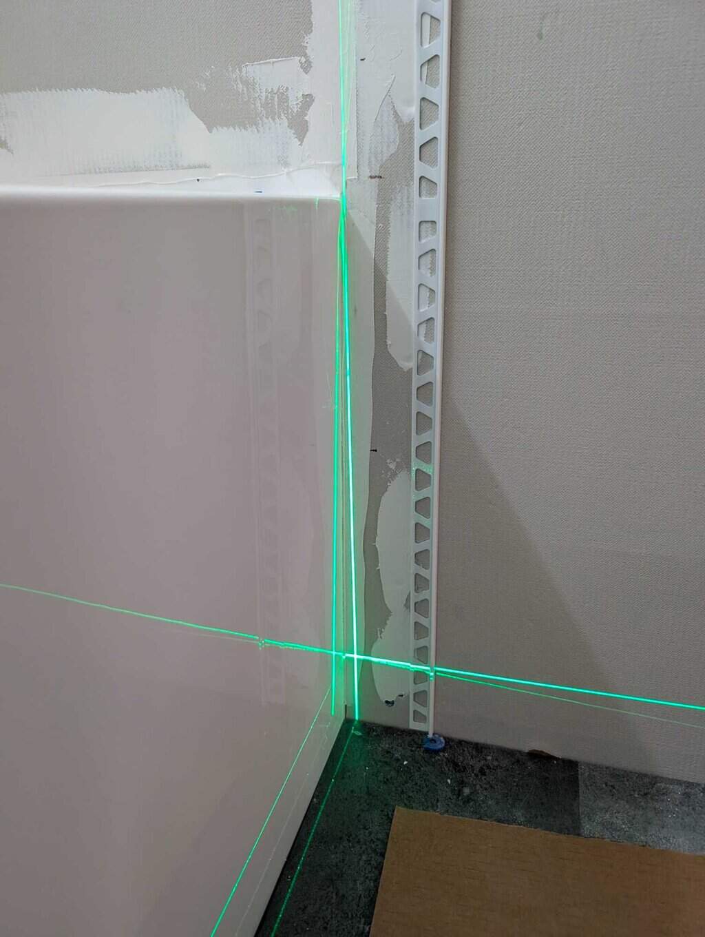 Tub is very warped - have to adjust layout to account