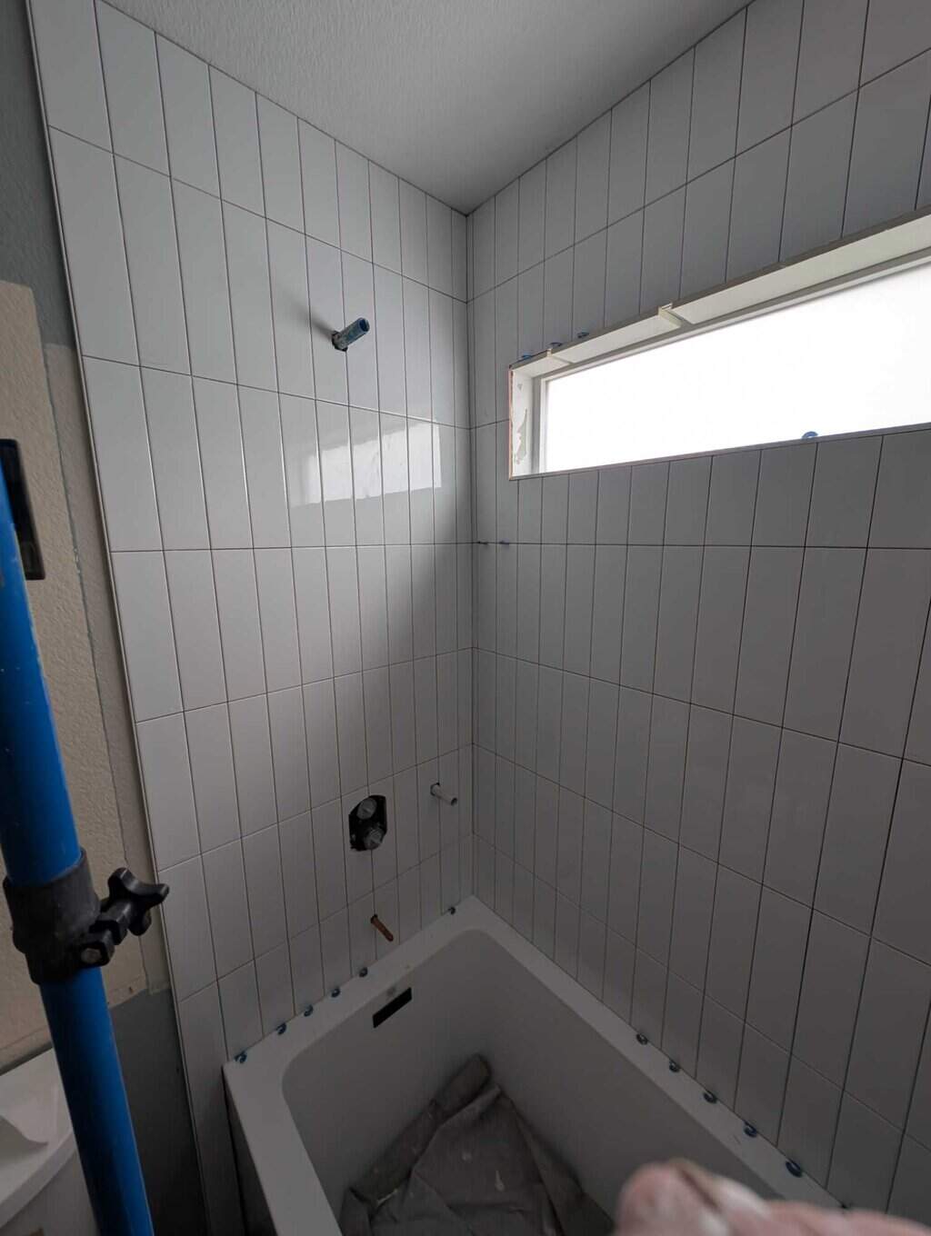 Plumbing and window walls set