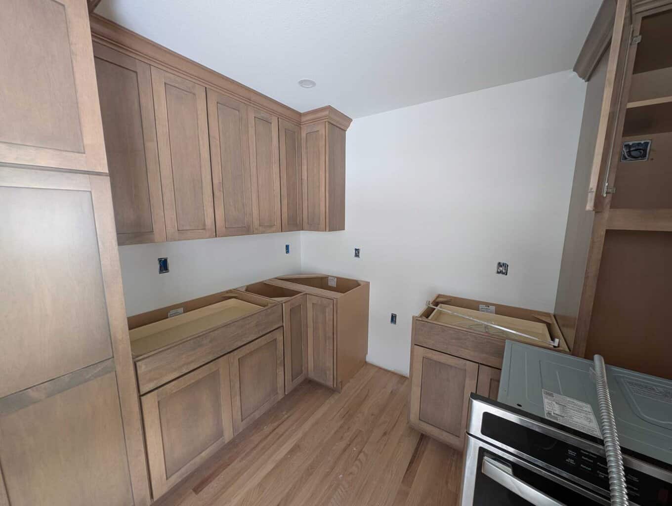 Pantry backsplash to be tiled