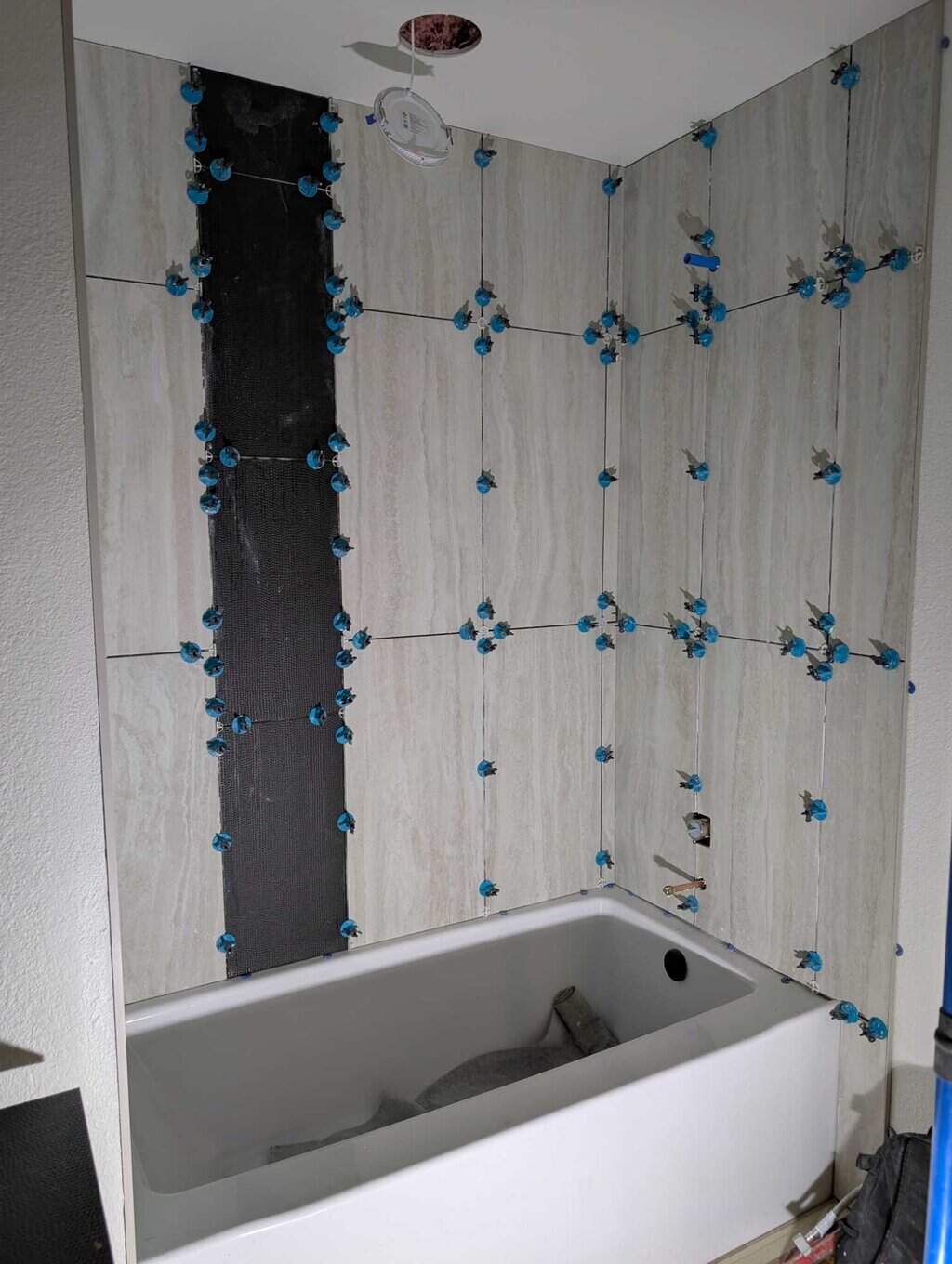 Hall tub surround progress