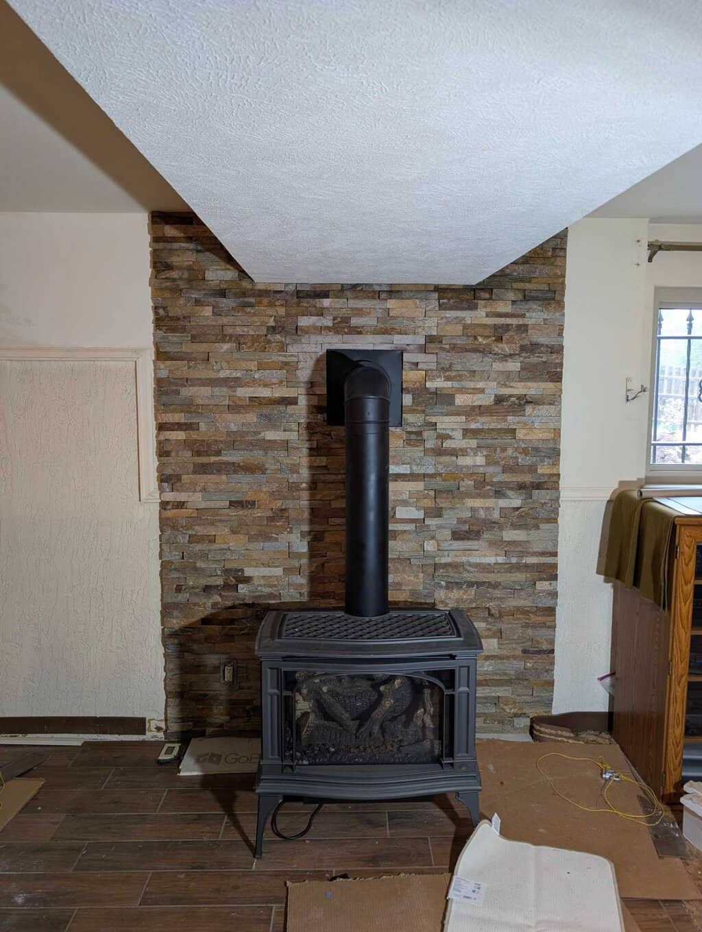 Fireplace surround ledger set
