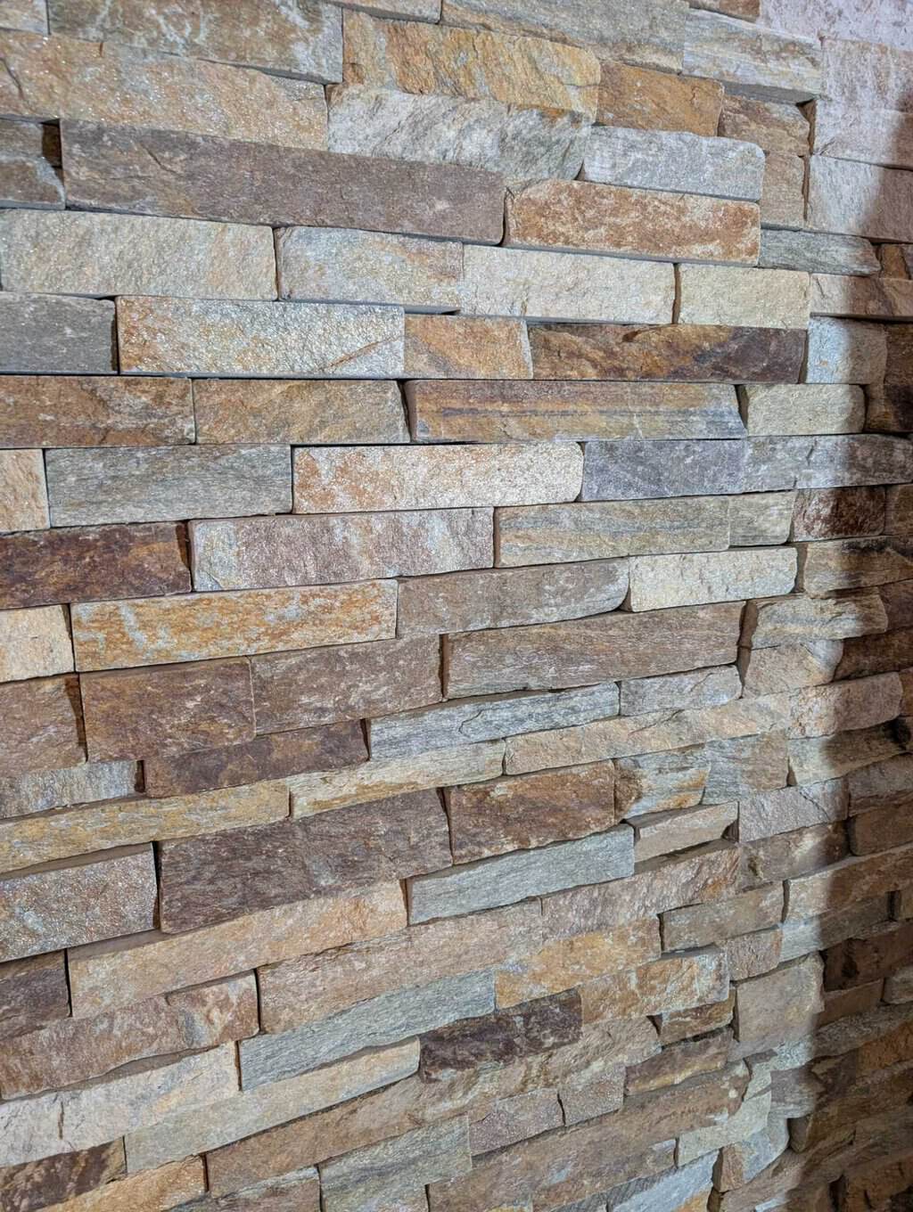 Fireplace ledger closeup