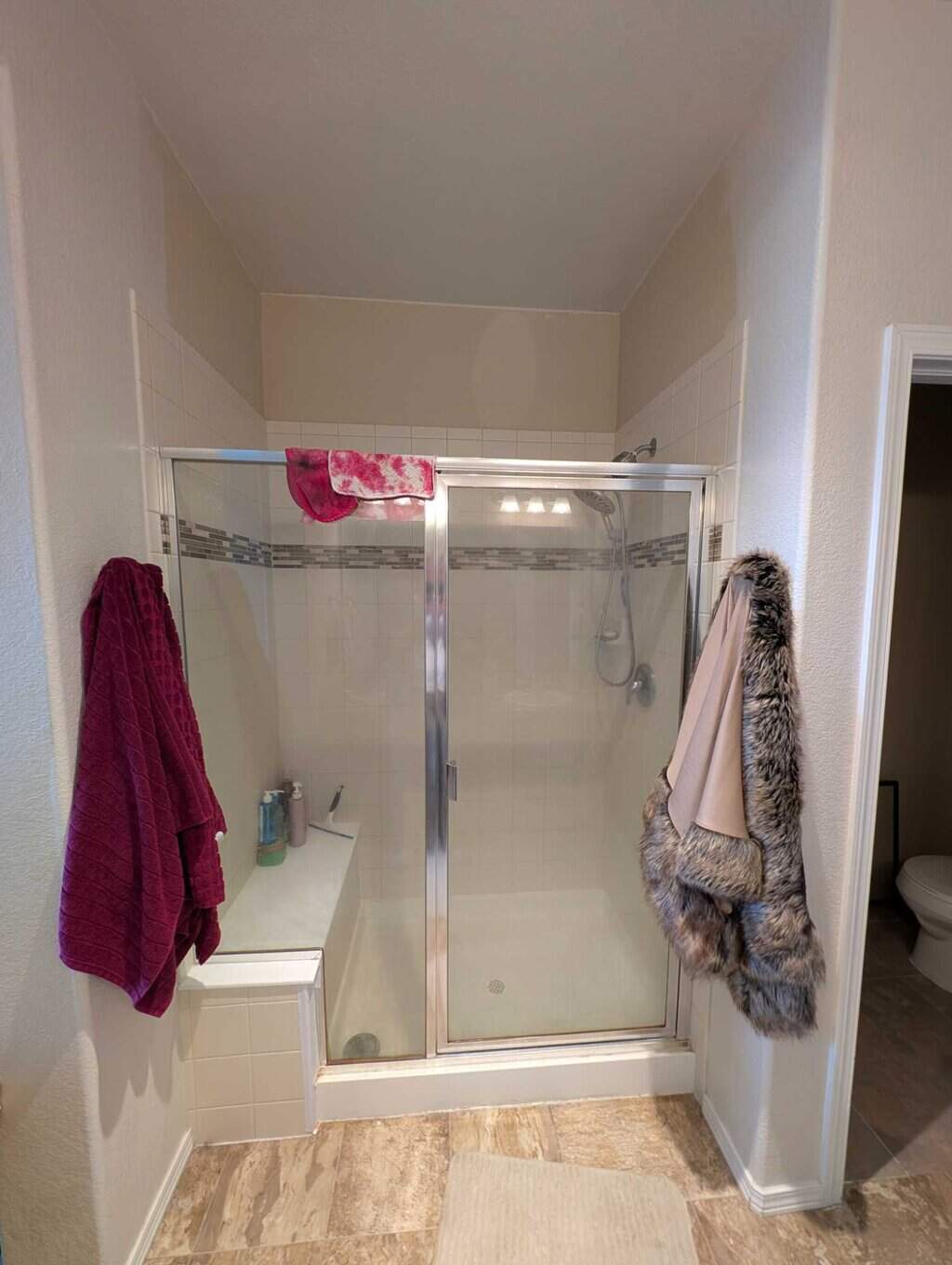 Primary shower to be remodeled