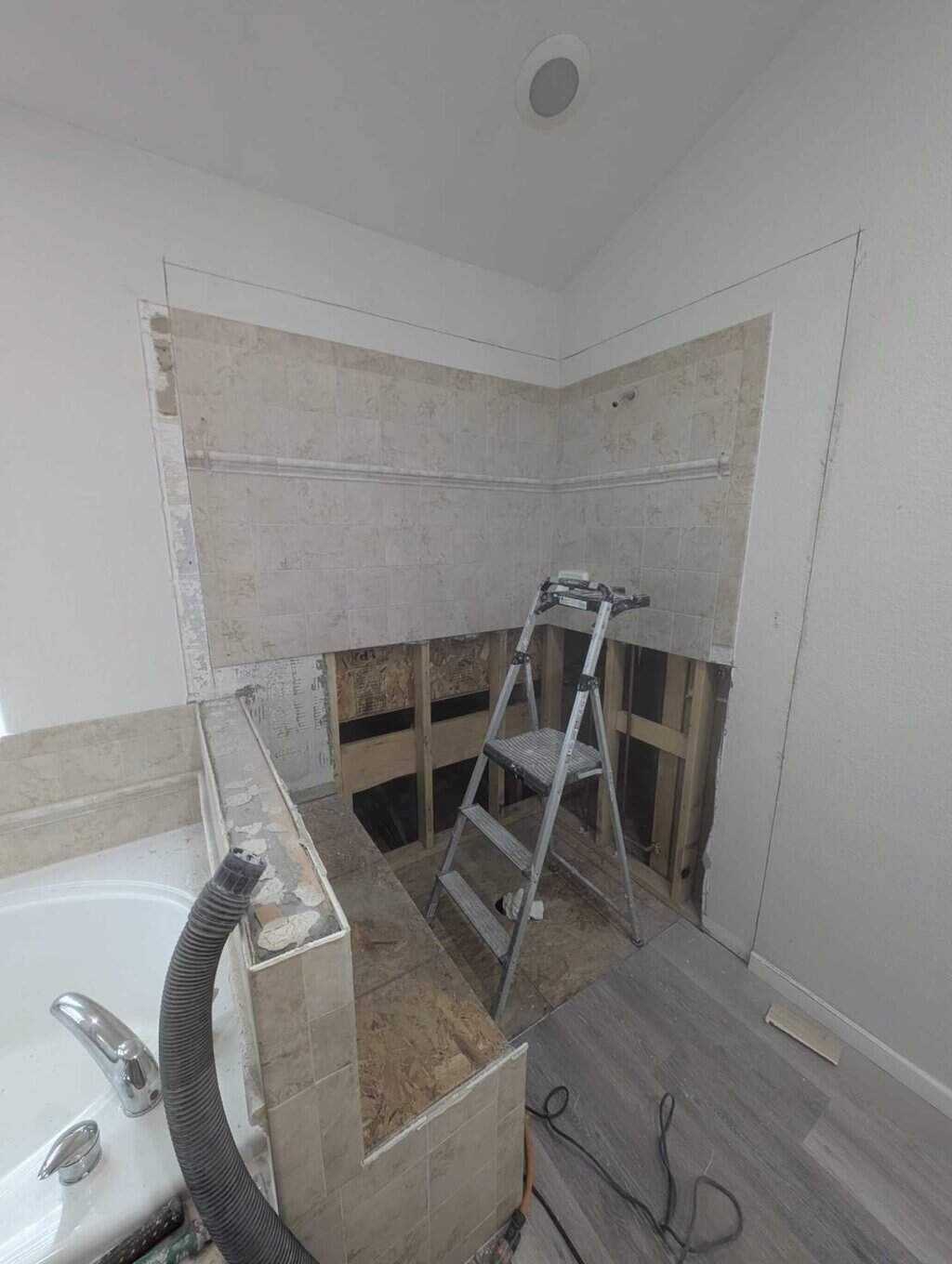 Demo'ing primary shower