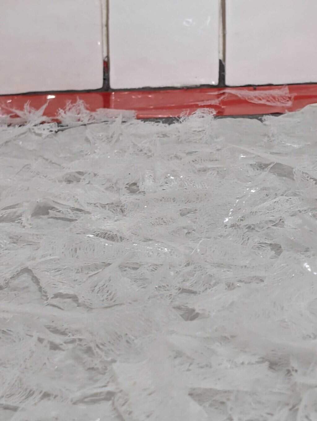 1.5 hours later, glue residue finally removed