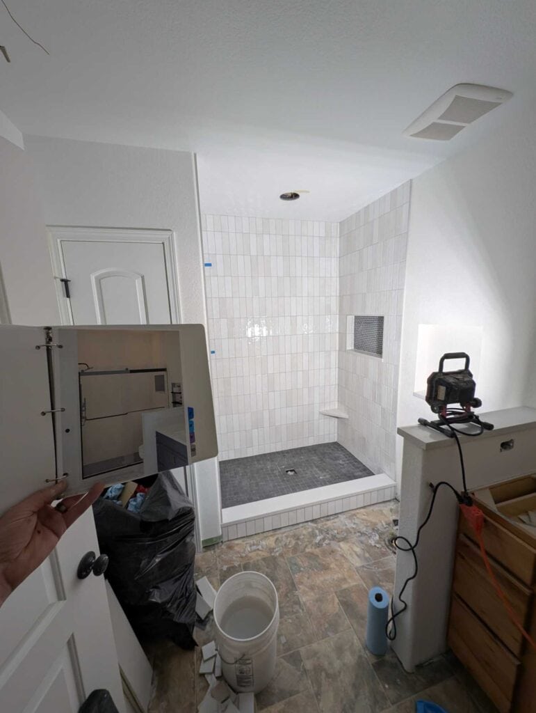 Rendering and final shower