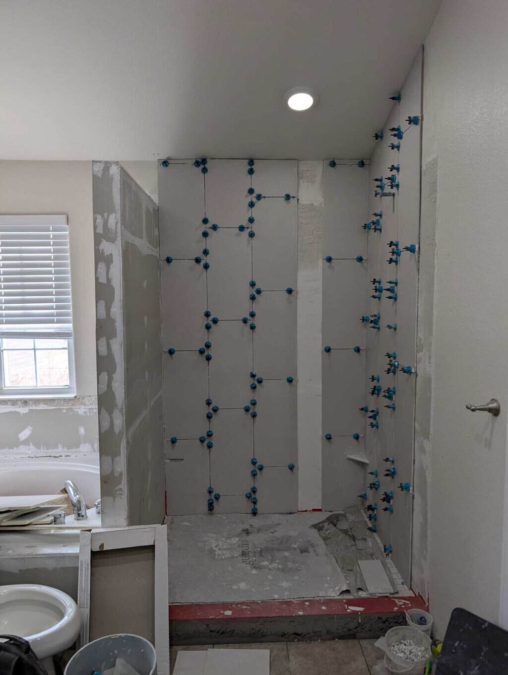 Primary shower progress