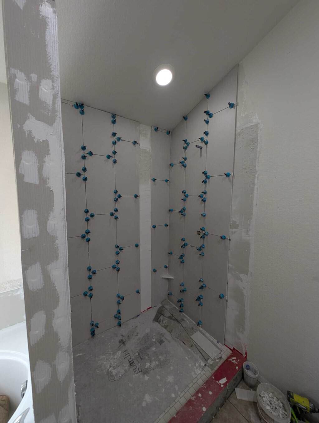 Primary shower progress