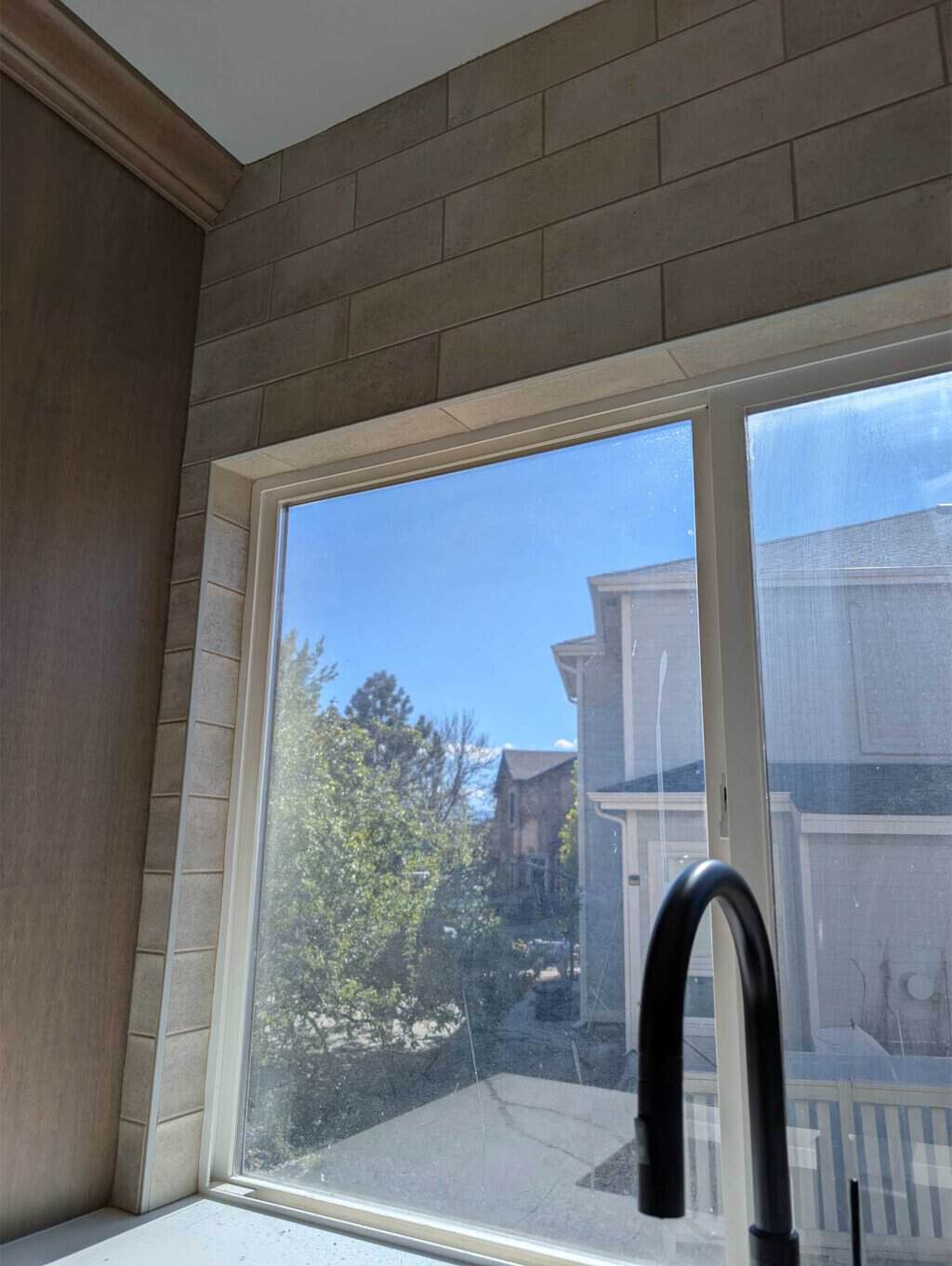 Joints inside of window