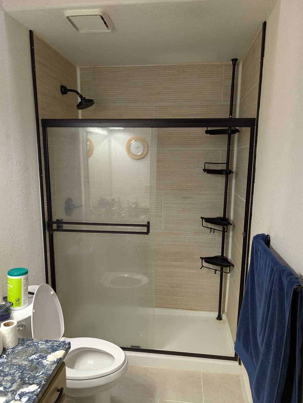 Guest shower to be demo'd