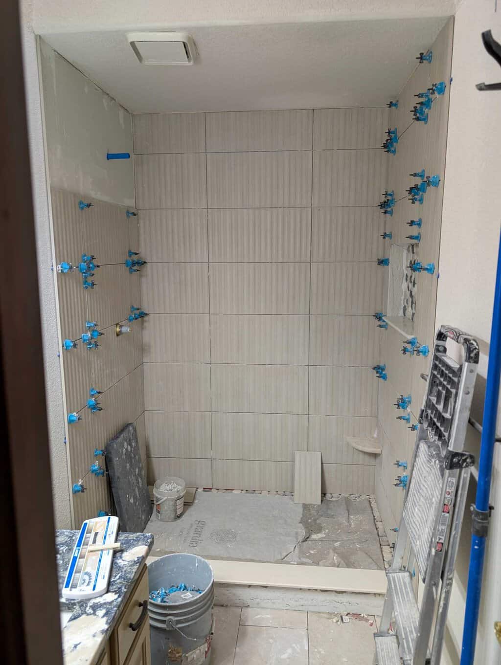Almost done installing this guest shower