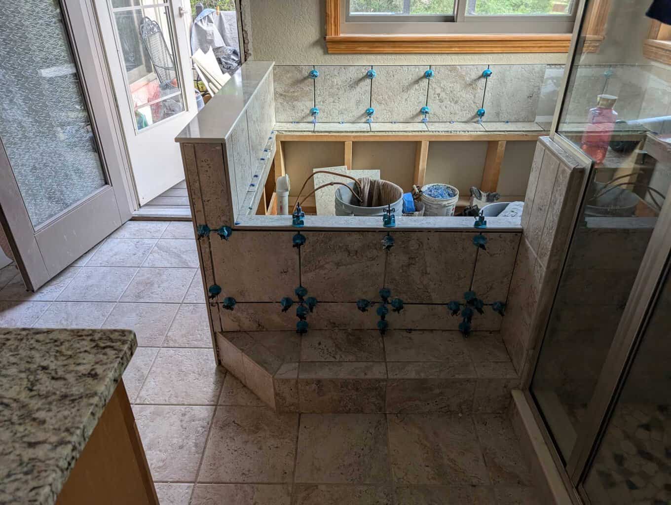 Primary tub deck/skirt/surround almost completely set