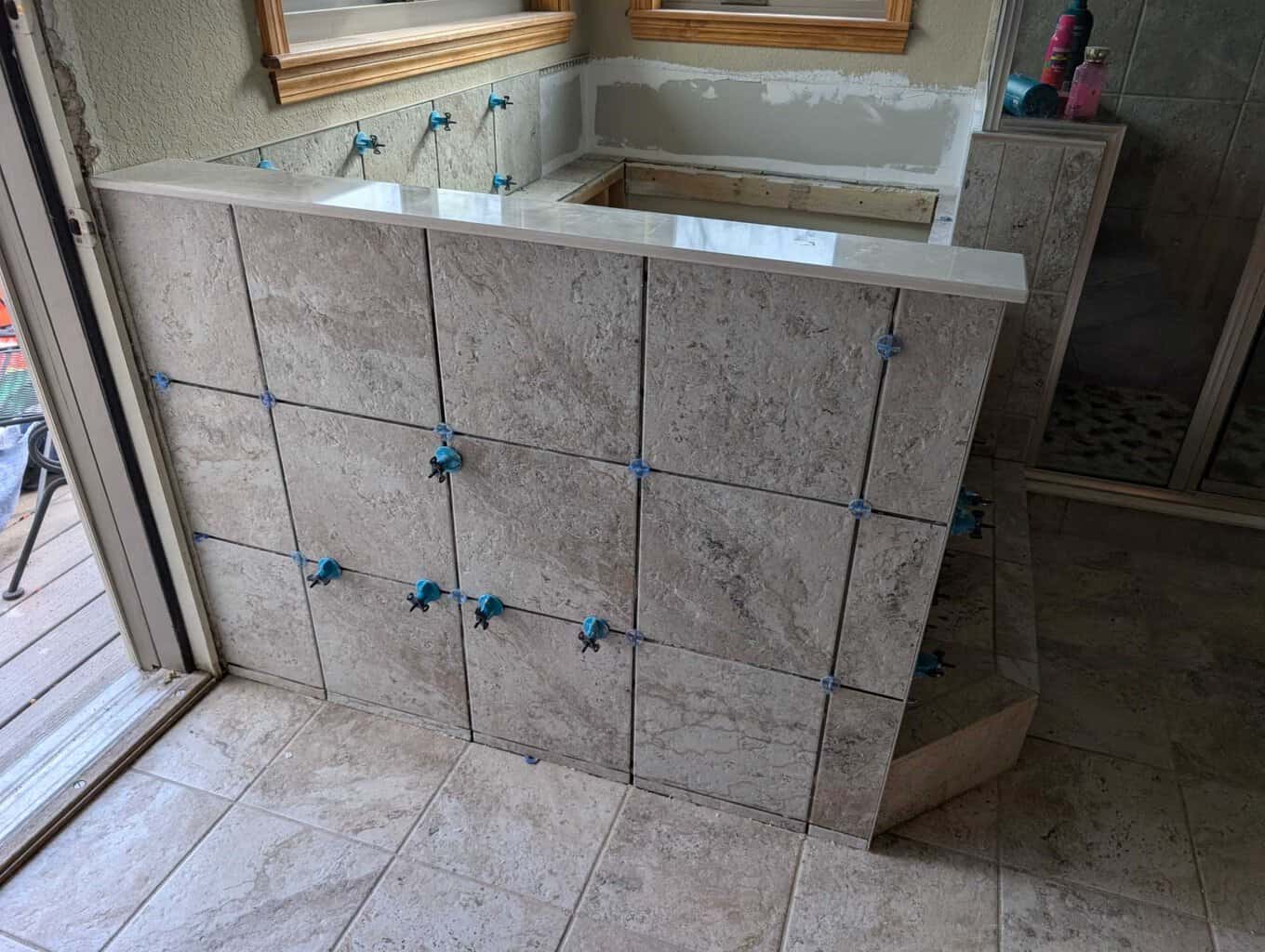 Primary tub deck/skirt/surround almost completely set