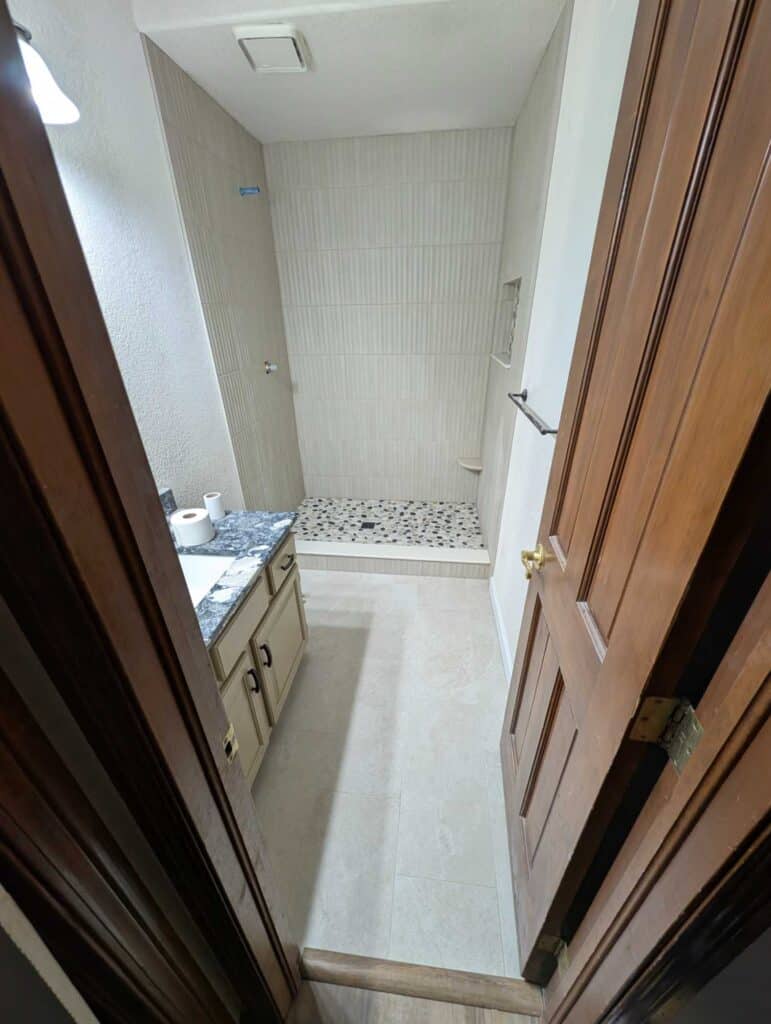 Guest bath remodel almost done