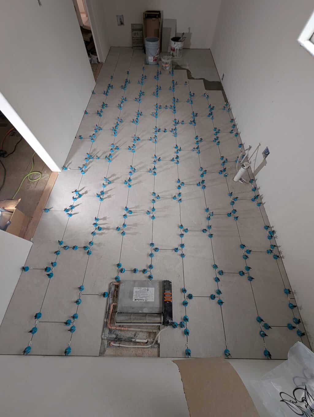 Installing the kitchen floor