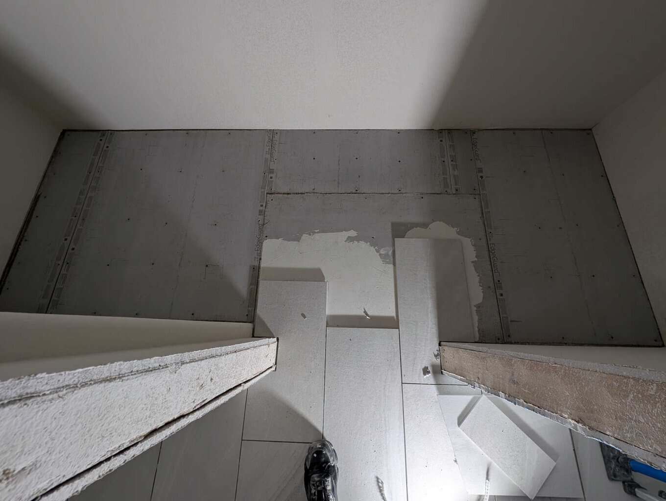 Primary closet underlaid
