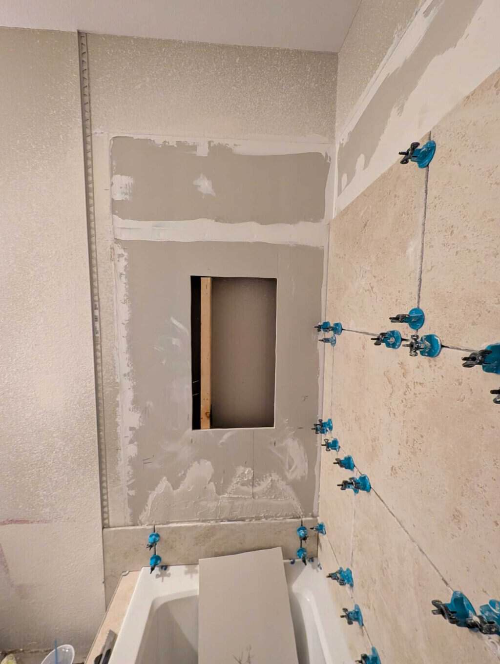 Niche hole cut out